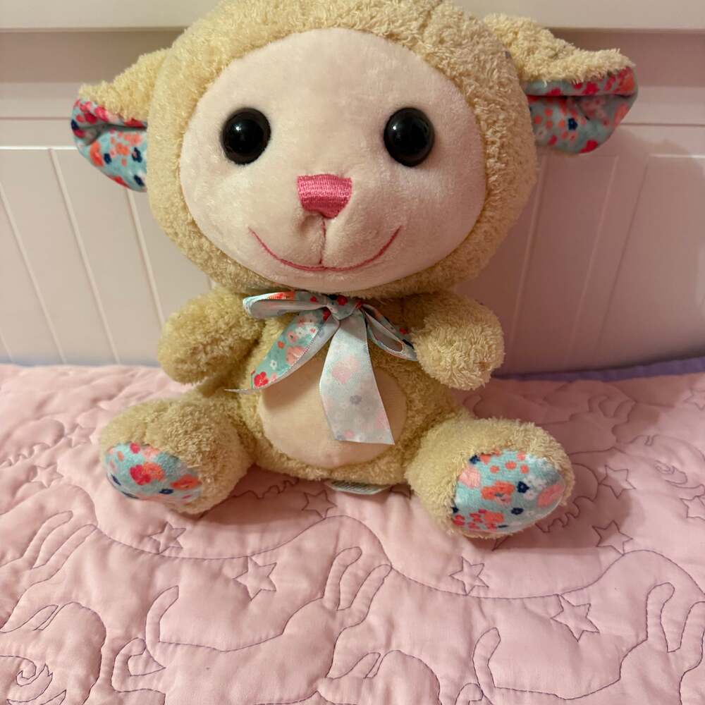Kawaii Sheep Easter Plush NWOT Spring Summer Decoration